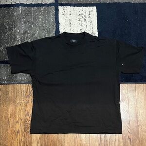 Hours Black Men's Drop Shoulder Short Sleeve Tee